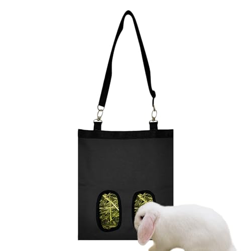Bunny Hay Feeder, Rabb-it Heu Feeder Tasche, Meerschweinchen Heu-Futterstation Aufbewahrung, hängende Fütterung, bequem zu tragen, 24 x 29 x 3 cm, für Haustiere Bunny Hay Feeder, Rabb-it Heu Feeder Tasche, Meerschweinchen Heu-Futterstation Aufbewahrung, hängende Fütterung, bequem zu tragen, 24 x 29 x 3 cm, für Haustiere von Rproonay