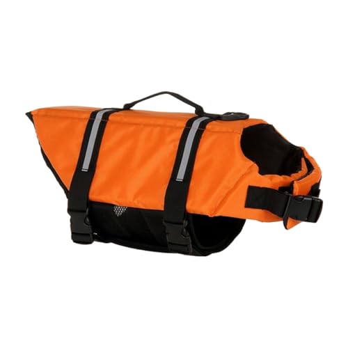 Haustier-Schwimmanzug, Neopren, schwimmende Schwimmweste mit verstellbaren Trägern, helle reflektierende Streifen, angenehmes Trockenerlebnis, für kleine und mittelgroße Hunde Haustier-Schwimmanzug, Neopren, schwimmende Schwimmweste mit verstellbaren Trägern, helle reflektierende Streifen, angenehmes Trockenerlebnis, für kleine und mittelgroße Hunde von Rproonay
