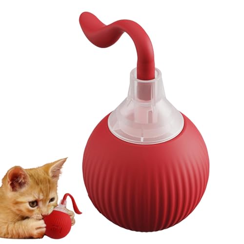 Rqrdww Interactive Cat Toy Ball, Sensing Moving Cat Ball, LED Light Cat Toy, Rechargeable Automatic Cat Ball, 360 Degree Cat Toy Ball, Rolling Cat Toy, Pet Interactive Ball, Moving Ball for Cats von Rqrdww