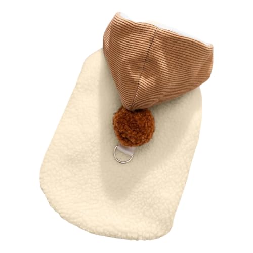 Winterkleidung Für Hunde, Süßer Hundepullover Mit Mütze, Hundemantel Mit Mütze, Haustierbekleidungszubehör, Weiche Winterhundekleidung, Winterhundeoutfit, Hundepullover Für Den, Kätzchenkleidun von Rqrdww