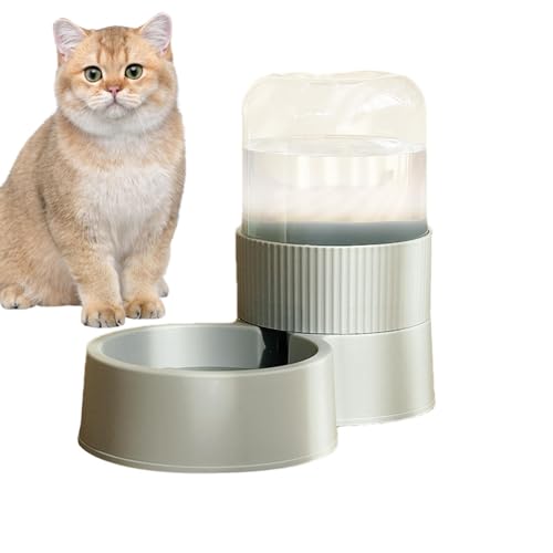 Rrlihjgu Autofutterkatze Food, automatische Katzenfuttermittel | Fütterungskatzendispenser großer Kapazitätsnahrungsmittelfuttermittel | Abnehmbare Haustier Waterer Small Dog Bowl für alle Rassen von Rrlihjgu