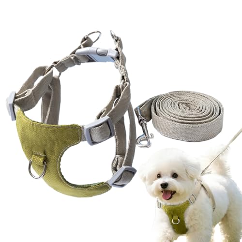 Rrlihjgu Geschirr Für Hunde - Hundegeschirr Mit Führleine,Verstellbares Westen-Design Mit Griff Zur Leichten Kontrolle, Atmungsaktive Oxford-Stoff Ausrüstung Für Spaziergang Und Training Rrlihjgu Geschirr Für Hunde - Hundegeschirr Mit Führleine,Verstellbares Westen-Design Mit Griff Zur Leichten Kontrolle, Atmungsaktive Oxford-Stoff Ausrüstung Für Spaziergang Und Training von Rrlihjgu