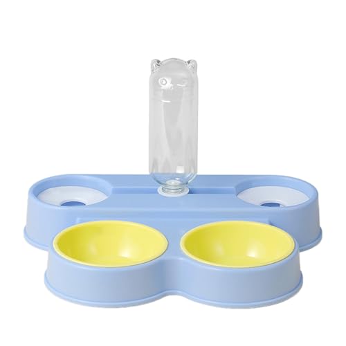 4 in 1 Katzen Futterbehälter Hunde Wassernapf Doppel Wasserspender Set Katzen Slow Bowl Container Supplies Hund Futterspender für große Hunde 4 in 1 Katzen Futterbehälter Hunde Wassernapf Doppel Wasserspender Set Katzen Slow Bowl Container Supplies Hund Futterspender für große Hunde von Ruarby