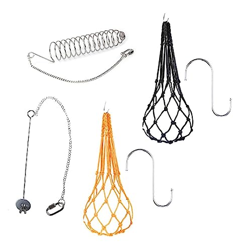 4Pcs Huhn Spieß Obst Halter Edelstahl Hängen Futterspender Spielzeug Für Hühner Große Vögel Leckerli Fütterung Werkzeug Huhn Leckerli Halter Ball Für Hühner von Ruarby