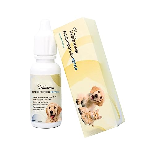 Augenspülung Für Haustiere Effektive Augentropfen Tränen-Fleckenentfernung Augentropfen Schmutz Entfernen Eye-Clear 20ml Flasche Pet Supply Eye Wash Drop von Ruarby