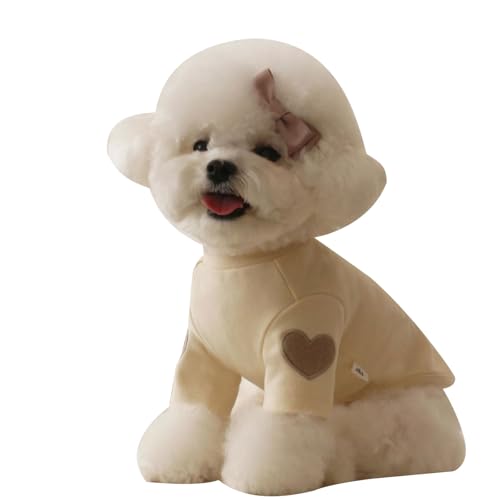 Hunde-Winterbekleidung, Herz-Sweatshirt für Hunde, Jungen und Mädchen, für drinnen und draußen, dicke Mäntel, besticktes Outfit, Haustier-Welpen-Hoodie Hunde-Winterbekleidung, Herz-Sweatshirt für Hunde, Jungen und Mädchen, für drinnen und draußen, dicke Mäntel, besticktes Outfit, Haustier-Welpen-Hoodie von Ruarby