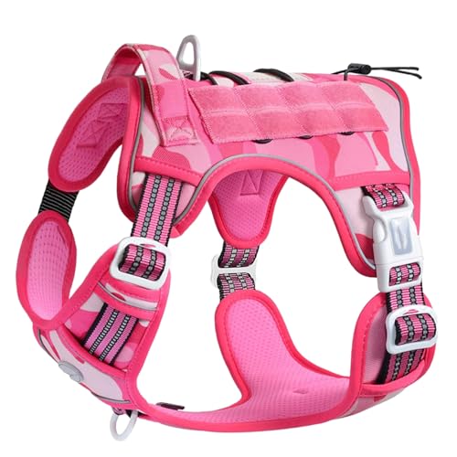 Hundeweste, verstellbares Trainingsgeschirr für Training, Spazierengehen, Gürtel für große bis kleine Hunde, Seil, mehrfarbig, Hundegeschirr mit Griff Hundeweste, verstellbares Trainingsgeschirr für Training, Spazierengehen, Gürtel für große bis kleine Hunde, Seil, mehrfarbig, Hundegeschirr mit Griff von Ruarby