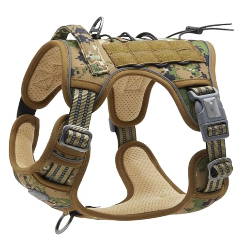 Hundeweste, verstellbares Trainingsgeschirr für Training, Spazierengehen, Gürtel für große bis kleine Hunde, Seil, mehrfarbig, Hundegeschirr mit Griff Hundeweste, verstellbares Trainingsgeschirr für Training, Spazierengehen, Gürtel für große bis kleine Hunde, Seil, mehrfarbig, Hundegeschirr mit Griff von Ruarby