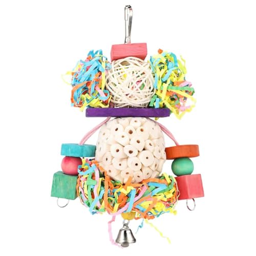 Pet Bird Chew Toy Natural Rattan Geschreddertes Papier Für Nymphensittiche Conure Kakadus Zähne Schleifen Perfekt Für Käfig Vogelkäfig Vogel Spielzeug Für Vogelkäfig von Ruarby