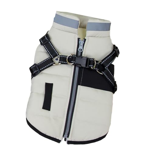 Zweibeiniger Hundemantel für Outdoor-Aktivitäten, warme Einlagen, winddicht, reflektierender Riemen, Jumpsuits für kleine Hunde, warme Hundekleidung Zweibeiniger Hundemantel für Outdoor-Aktivitäten, warme Einlagen, winddicht, reflektierender Riemen, Jumpsuits für kleine Hunde, warme Hundekleidung von Ruarby