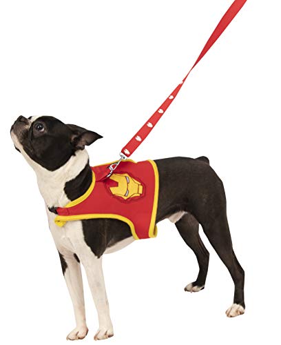 Marvel Classic Universe Iron Man Hundeleine und Hundegeschirr, Größe XL von Rubie's