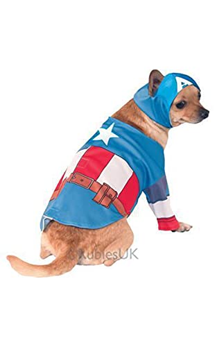 Rubie's 3580070 - Captain America Hundekostüm, M von Rubie's