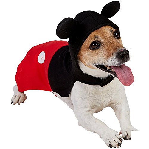 Rubie's 3580206 - Mickey Mouse Hundekostüm, schwarz/rot von Rubie's