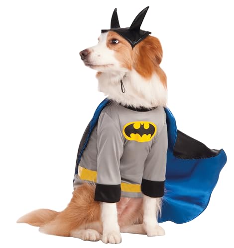 Rubie‘s Official DC Batman-Kostüm für große Hunde, Größe XXXL, Hals bis Schwanz 96,5 cm, Brust 89 cm Halloween von Rubie's