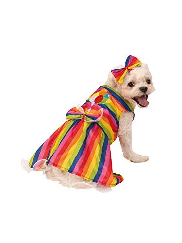 Rubie's Official Regenbogenparty-Haustierkostüm, Hundekostüm, Größe Medium, 200 g Halloween von Rubie's