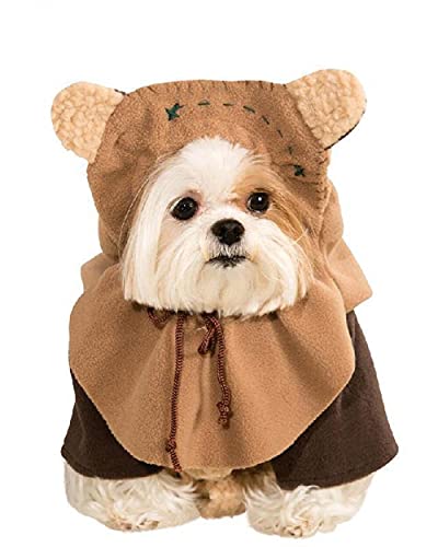 Rubie's Official Star Wars Ewok-Kostüm für Hunde, Größe S, Hals bis Schwanz 28 cm, Brust 43 cm Halloween von Rubie's