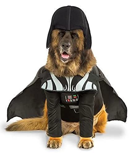 Rubie‘s Offizielles Star Wars Darth Vader Hundekostüm, für große Hunde: XXL, Hals bis Schwanz 36“, Brust 32“ Halloween von Rubie's