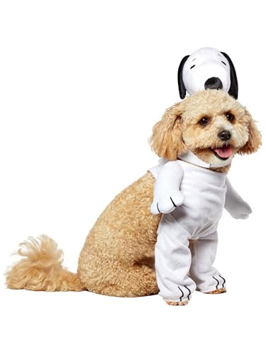 Rubie's Peanuts Snoopy Walking Pet Kostüm mit Kopfbedeckung, Größe L von Rubie's