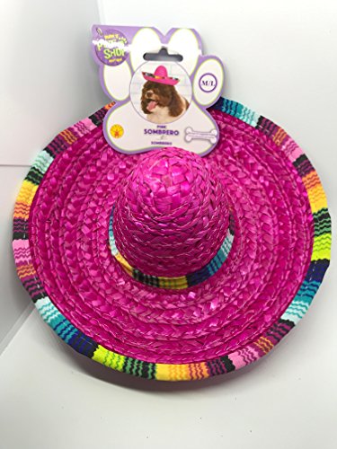 Walmart Hunde-Sombrero, Größe M/L, Rosa von Rubie's