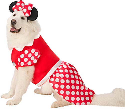 Rubie's Disney Mickey Mouse & Friends Haustierkostüm, großer Hund Minnie Maus, Größe XXL von Rubie's