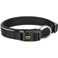 Rudelkönig Hundehalsband - Gepolstertes Halsband Paola schwarz 40 cm, 45 cm Rudelkönig Hundehalsband - Gepolstertes Halsband Paola schwarz 40 cm, 45 cm von Rudelkönig