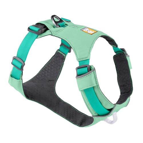 RUFFWEAR Hi & Light Dog Harness, No Pull Harness for Dogs Small, Medium Large & XL. Fully Adjustable Lightweight Harnesses with Aluminium Lead Attachment Portal & ID Bag, Sage Green (M, 69-81cm) von RUFFWEAR