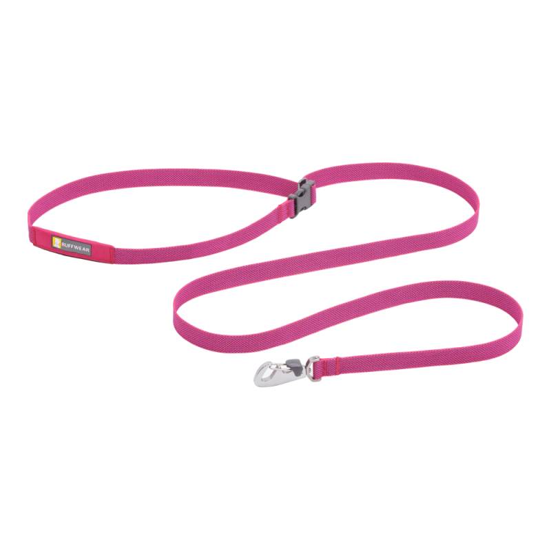 RUFFWEAR Flagline Leine - Alpine Pink, 190 cm lang, 20 mm breit von Ruffwear