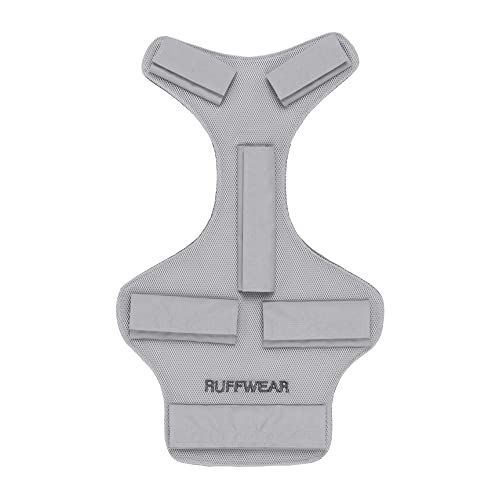 RUFFWEAR Swamp Cooler Core, mittlerer 3-Lagen-Einsatz für Westen und Hundejacken, kühlender Brusteinsatz, stabilisiert Rucksäcke und Geschirre, hält Hunde bei heißem Wetter kühl, Graphite Gray, Small von RUFFWEAR