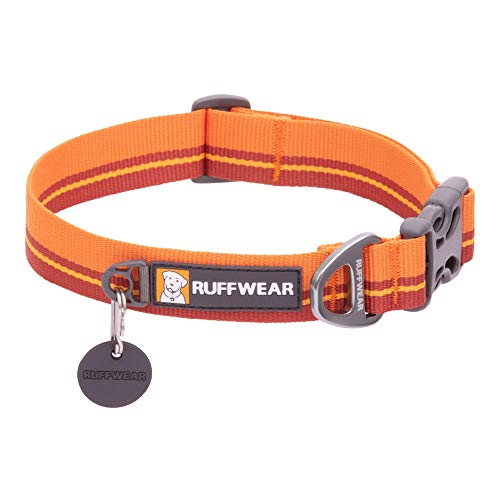 RUFFWEAR Flat Out Collar, Klassisches Hundehalsband für Kleine Hunderassen, Einstellbare Passform, Größe S (28-36 cm), Autumn Horizon von RUFFWEAR