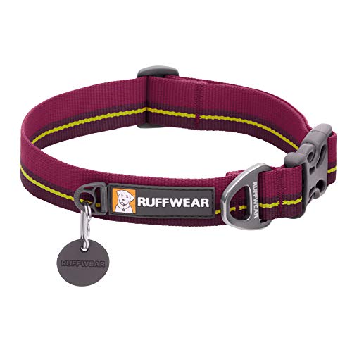 RUFFWEAR Flat Out Collar, Klassisches Hundehalsband für Kleine Hunderassen, Einstellbare Passform, Größe S (28-36 cm), Wildflower Horizon von RUFFWEAR