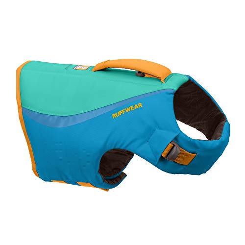 Ruffwear Float Coat Hundejacke, Auftrieb und Auftrieb, Hundeweste für sicheres Schwimmen, Bootfahren, Wassersport, Blue Dusk, Small von RUFFWEAR