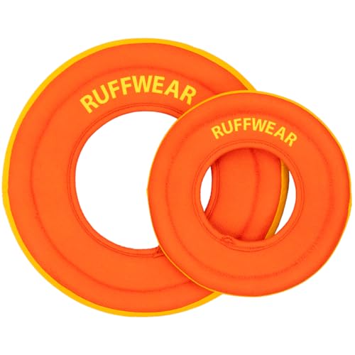 Ruffwear, Hydro Plane Schwimmende Scheibe für Hunde, Tangelo Orange, Medium von Ruffwear