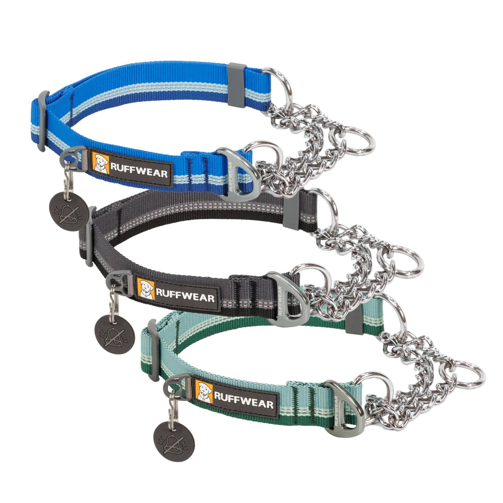 Ruffwear Chain Reaction Halsband - Basalt Grey - 28/36 cm von Ruffwear