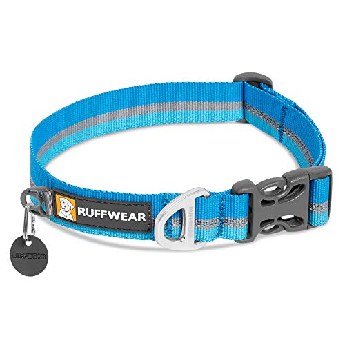 RUFFWEAR Crag Hundehalsband, Reflektierendes und Bequemes Halsband für den Täglichen Gebrauch, Dämmerungsblau, 51–66 cm von RUFFWEAR