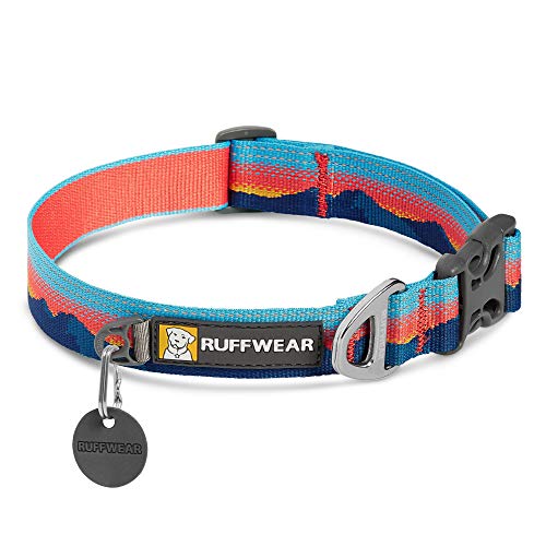 RUFFWEAR Crag Hundehalsband, Reflektierendes und Bequemes Halsband für den Täglichen Gebrauch, Sonnenuntergang, 36–51 cm von RUFFWEAR