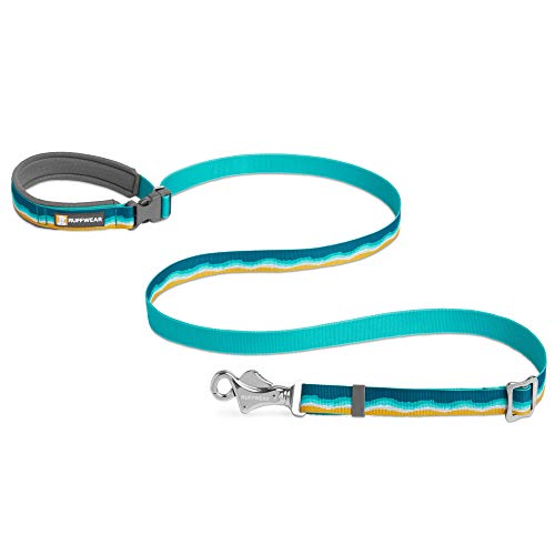 RUFFWEAR Crag Hundeleine, Kann in der Hand Gehalten oder um die Hüfte Getragen Werden, Reflektierende und Verstellbare Leine, Meeresschaum von RUFFWEAR