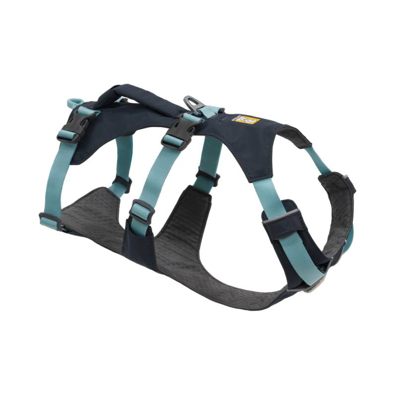 Ruffwear Flagline Hundegeschirr, Basalt Grey - Größe M: 69 - 81 cm Brustumfang von Ruffwear