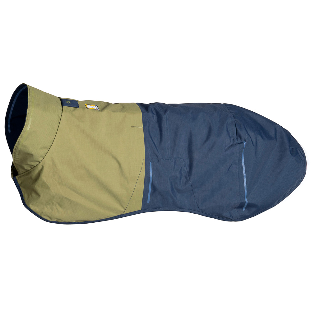 Ruffwear Hunde-Regenmantel Sun Shower midnight blue, Gr. L, Rückenlänge: ca. 71 cm, Brustumfang: ca. 81 - 91 cm von Ruffwear