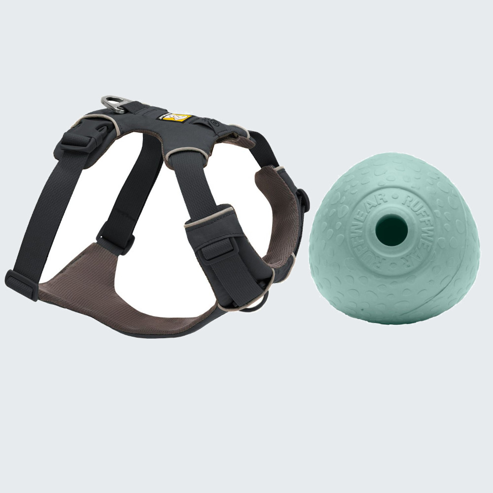 Ruffwear Hundegeschirr + Hundespielzeug Huckama gratis! - Front Range, Basalt Gray Größe L-XL: 81 - 107 cm Brustumfang Ruffwear Hundegeschirr + Hundespielzeug Huckama gratis! - Front Range, Basalt Gray Größe L-XL: 81 - 107 cm Brustumfang von Ruffwear