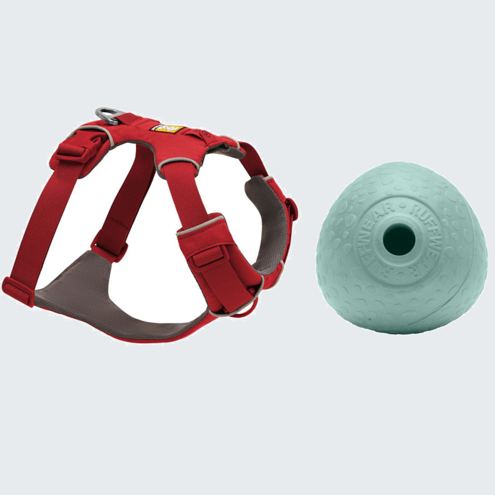 Ruffwear Hundegeschirr + Hundespielzeug Huckama gratis! - Front Range, Red Canyon Größe L-XL: 81 - 107 cm Brustumfang Ruffwear Hundegeschirr + Hundespielzeug Huckama gratis! - Front Range, Red Canyon Größe L-XL: 81 - 107 cm Brustumfang von Ruffwear