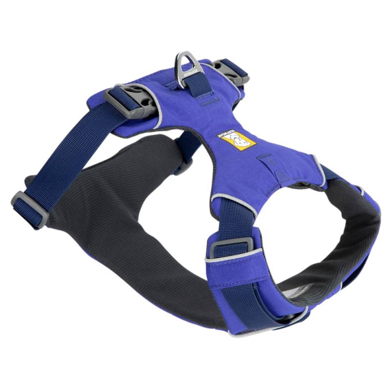 Ruffwear Hundegeschirr Front Range™ Harness huckleberry blue, Gr. XXS, Breite: ca. 2 cm, Brustumfang: ca. 33 - 43 cm von Ruffwear