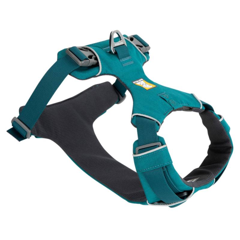 Ruffwear Hundegeschirr Front Range™ Harness tumalo teal, Gr. XXS, Breite: ca. 2 cm, Brustumfang: ca. 33 - 43 cm von Ruffwear