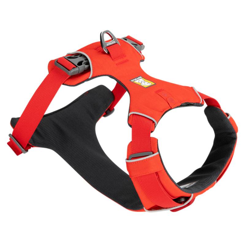 Ruffwear Hundegeschirr Front Range™ Harness red sumac, Gr. XXS, Breite: ca. 2 cm, Brustumfang: ca. 33 - 43 cm von Ruffwear