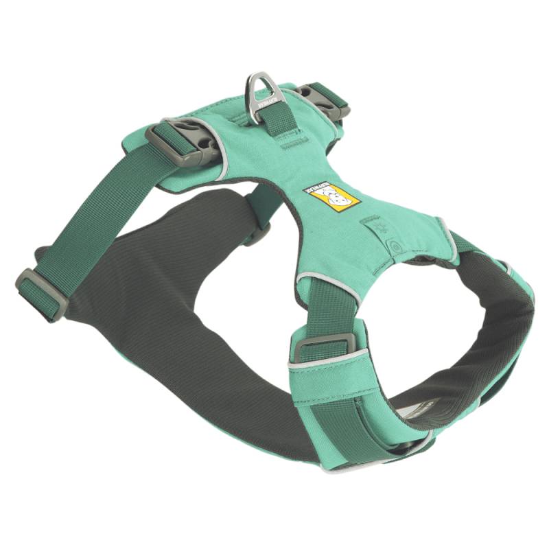 Ruffwear Hundegeschirr Front Range™ Harness aurora teal, Gr. XXS, Breite: ca. 2 cm, Brustumfang: ca. 33 - 43 cm von Ruffwear