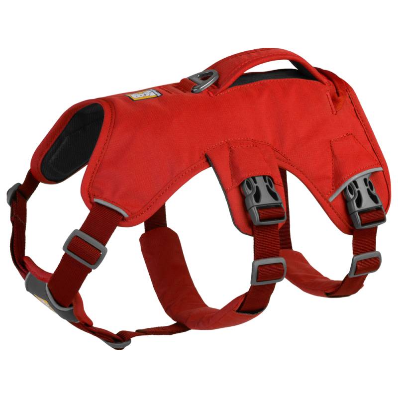 Ruffwear Hundegeschirr Web Master™ Harness red sumac, Gr. XS, Brustumfang: ca. 43 - 56 cm von Ruffwear