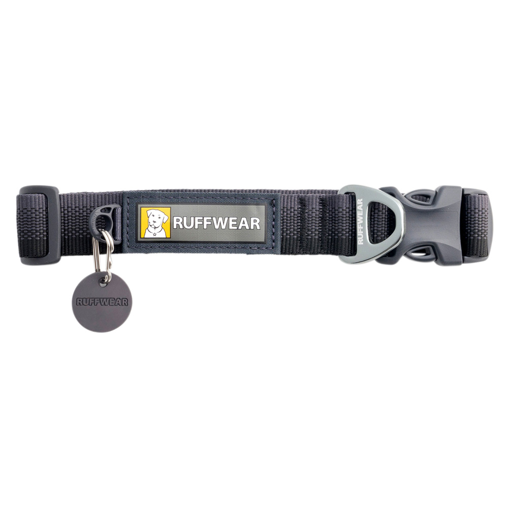 Ruffwear Hundehalsband Front Range™ Collar basalt gray, Gr. 28cm-36cm, Breite: ca. 2 cm, Länge: ca. 28 - 36 cm von Ruffwear