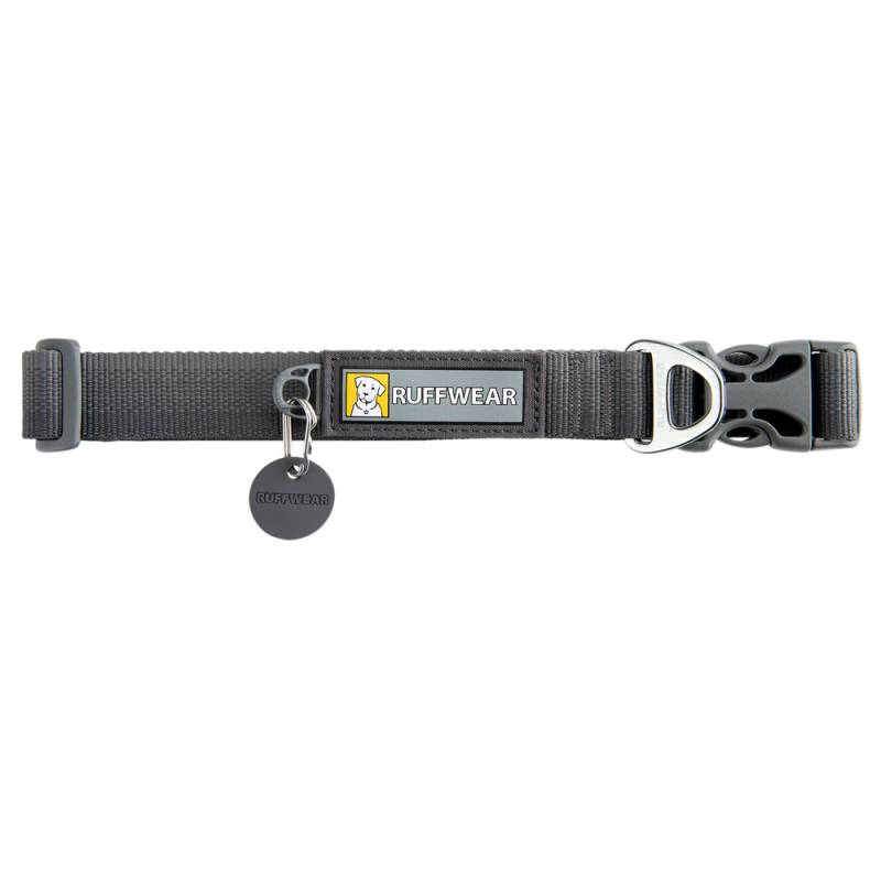 Ruffwear Hundehalsband Front Range™ Collar twilight gray, Gr. 28cm-36cm, Breite: ca. 2 cm, Länge: ca. 28 - 36 cm von Ruffwear