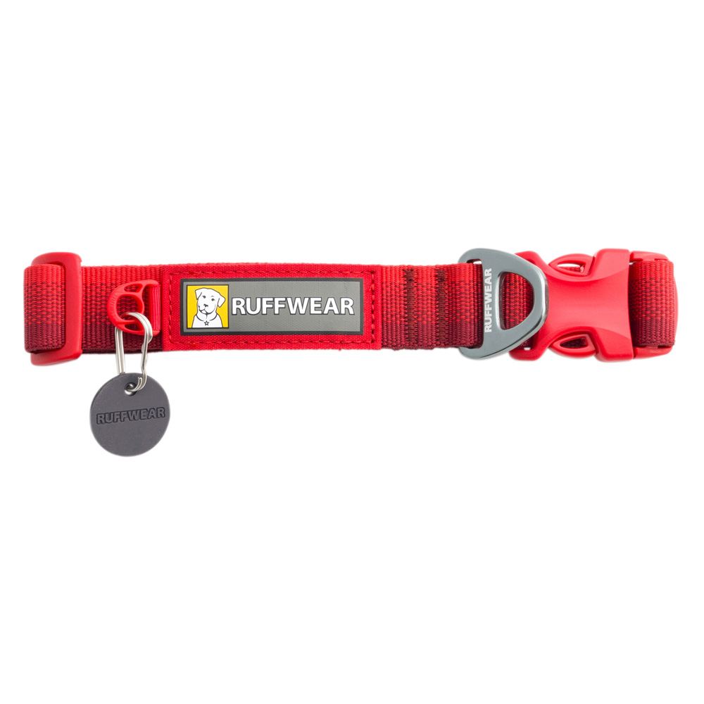 Ruffwear Hundehalsband Front Range™ Collar red canyon, Gr. 28cm-36cm, Breite: ca. 2 cm, Länge: ca. 28 - 36 cm von Ruffwear