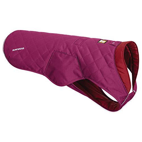 RUFFWEAR Stumptown Jacket, Warmer und Abriebfester Hundemantel für Klare Kalte Tage, Larkspur Purple, Small von RUFFWEAR