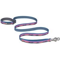 Ruffwear Reflektierende Hundeleine Crag™ blau/ türkis/ rosa von Ruffwear